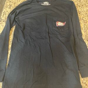 Men's Navy Long Sleeve Tee